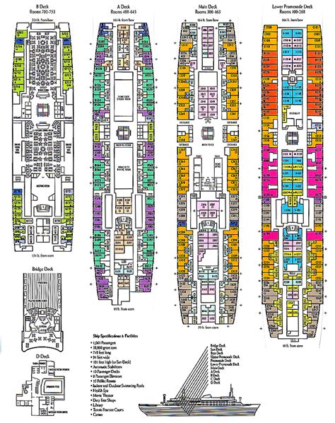 SS Rotterdam V - Part 6 - Deck Plans & Other Images