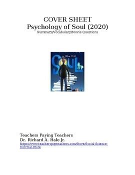 Psychology of Soul (2020) Guide/Summary/Vocabulary/Movie Questions ...