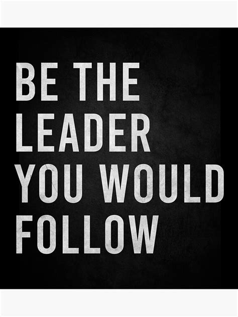 "Leadership Wall Art Quotes" Poster for Sale by HustleQuotes | Redbubble