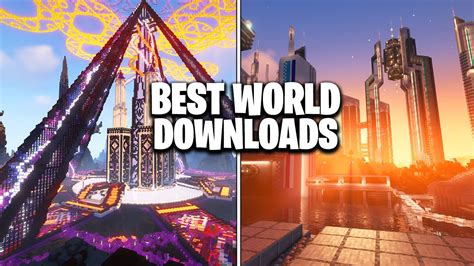 Best Minecraft World Downloads! (Crazy World Downloads) - YouTube