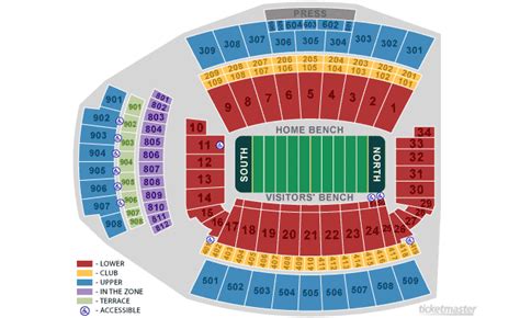 Williams-Brice Stadium Seating Chart | Williams-Brice Stadium ...