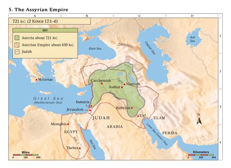 Old Testament Assyria Map