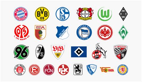 Meffert Bundesliga Trikots - Bundesliga All Team Logo, HD Png Download ...