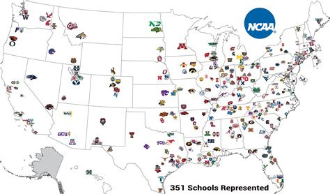 Ncaa Division 1 Football Map