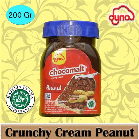 Jual Selai Roti/Selai Coklat/Dyna Chocomalt Crunchy Cream Peanut selai ...