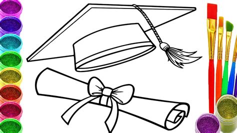 Graduation Cap Drawing | Free download on ClipArtMag