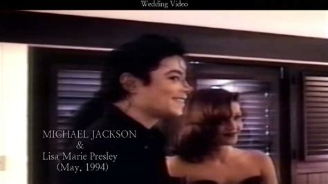 Wedding Video - MICHAEL JACKSON & Lisa Marie Presley(1994) - YouTube