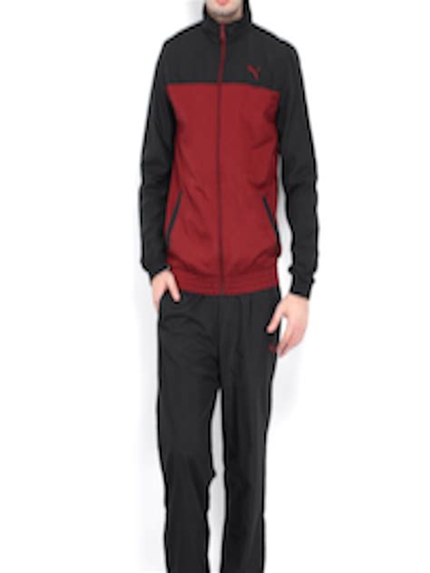 Buy Puma Men Red & Black Tracksuit - Tracksuits for Men 539832 | Myntra