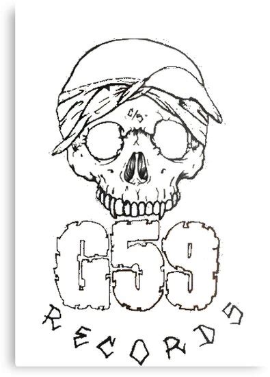 "G59 Skull Logo Art - Suicideboys Merch" Metal Print by dishess | Redbubble