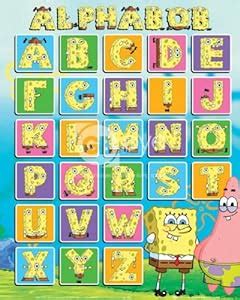 Spongebob Squarepants Alphabob Alphabet A-Z Regular Educational ...