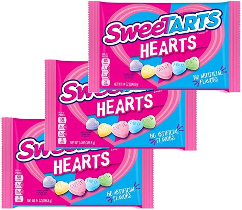 SweeTARTS + Sweetarts Heart Shaped Candy – Valentines Day Assorted ...