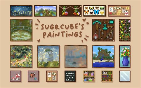 Custom Paintings by sugrcube | Bedrock Port 1.20.2/1.20.1/1.20/1.19.2/1 ...