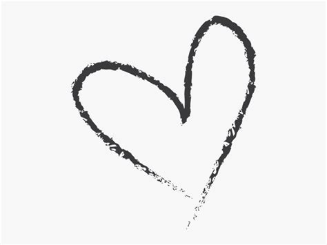 Heart Pencil Drawing Png, Transparent Png - kindpng