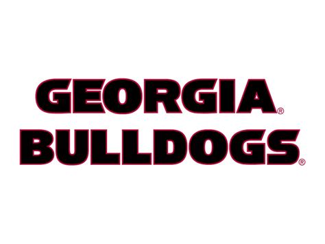 Georgia Bulldogs Wordmark Logo PNG vector in SVG, PDF, AI, CDR format