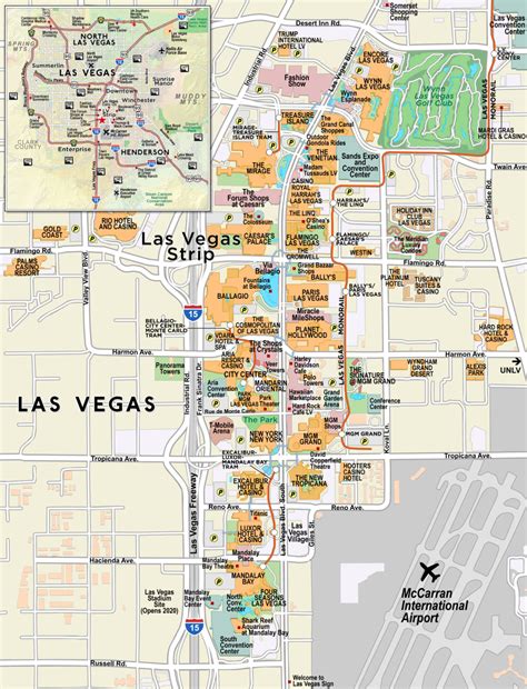 Printable Las Vegas Strip Map