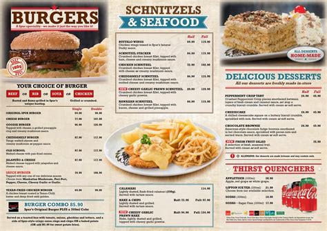 Spur Steak Ranches Menu Prices & Specials