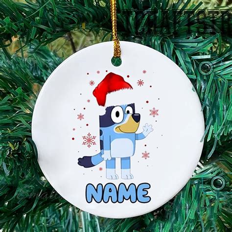 Personalized Bluey Christmas Tree Family 2022 Ornament | Christmas ...