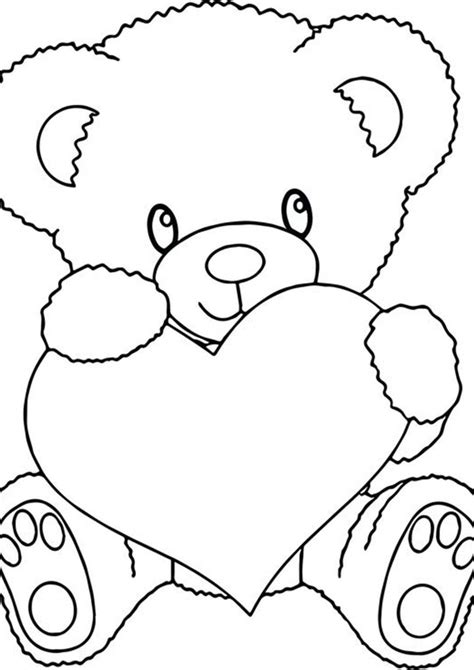 Teddy Bear Coloring Pages