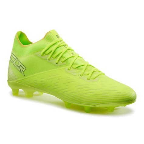 Mens Football Shoes CLR900 FG Grass Lightweight - Neon Yellow