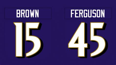 Ravens Announce Jersey Numbers for Rookie Draft Class