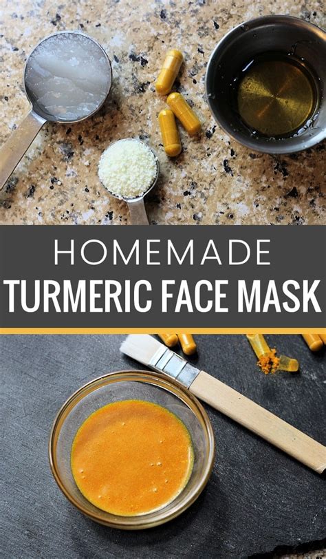 Homemade Turmeric Face Mask Recipe