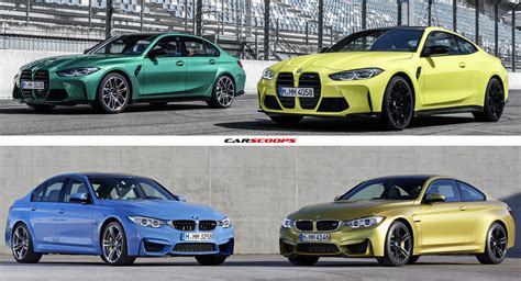 See How The Old And New BMW M3 Sedan And M4 Compare | Carscoops