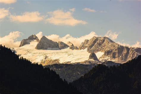 Hoher Dachstein with Glacier Stock Image - Image of berg, styria: 60970453