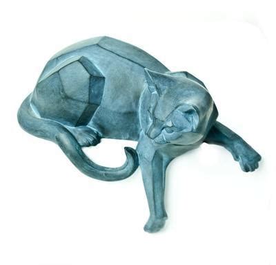 Border Fine Arts Cubist Cat Figurine - Shelf Cat | #277204661