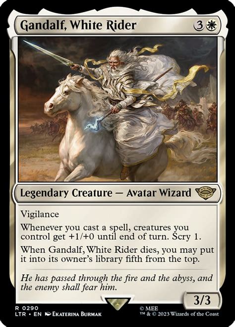 Gandalf, White Rider - Magic the Gathering - MTG card