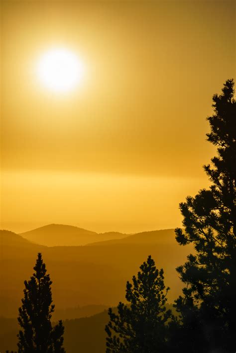 Golden sunrise over Rocky Mountains | Colorado | Mountain | Pictures ...