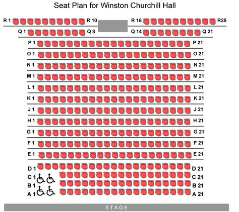 Herbst Theatre Seating Plan | Elcho Table