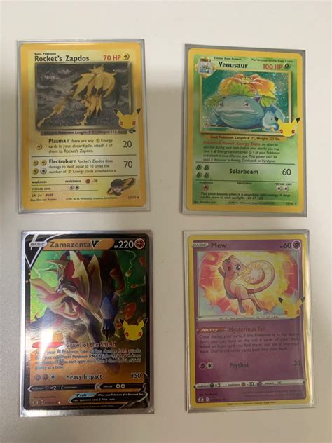 25th anniversary pokemon cards, Hobbies & Toys, Toys & Games on Carousell