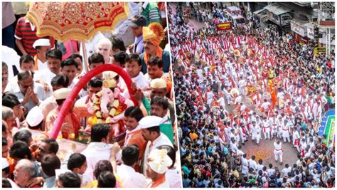 Ganesh Visarjan 2018 in Pune Live Streaming: Watch Video of 5 Manache ...