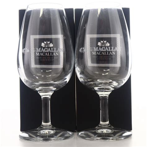 Macallan Glasses x 2 | Whisky Auctioneer