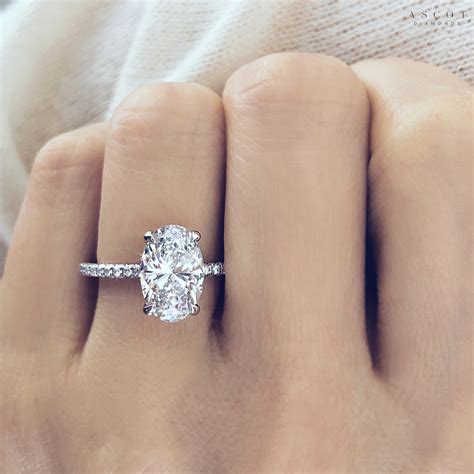 2 ct Oval Diamond Solitaire Engagement Ring – Ascot Diamonds