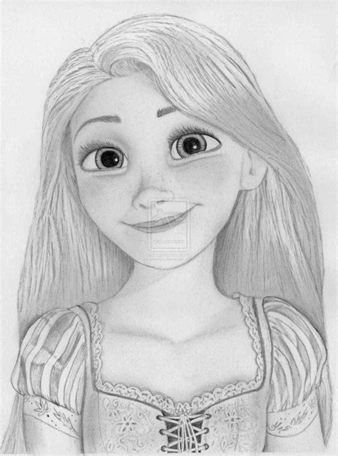 Easy Disney Princess Pencil Drawing - Smithcoreview