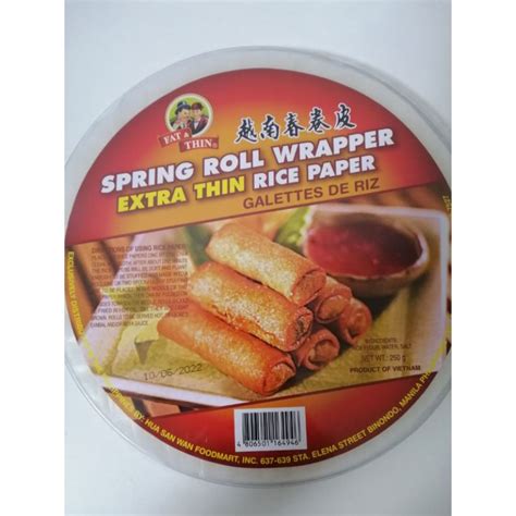 Spring Roll Wrapper (Extra Thin) Rice Paper | Shopee Philippines