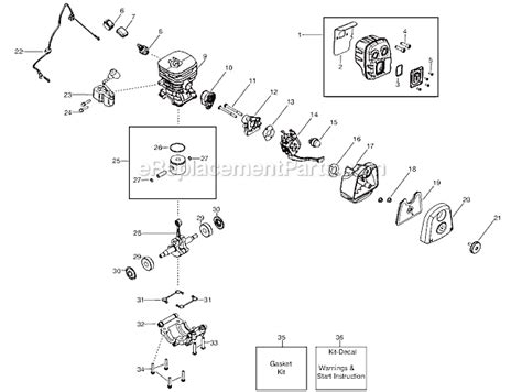 Husqvarna 125B Parts List and Diagram : eReplacementParts.com