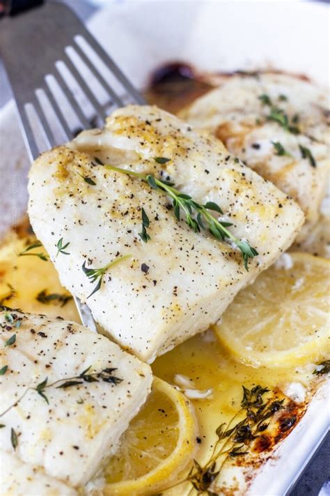 Easy Baked Cod Fillets (Lemon Thyme with Optional Pan Sauce)