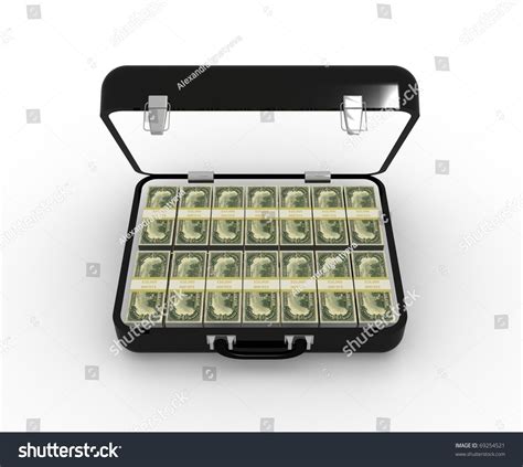 Suitcase With One Million Dollars Stock Photo 69254521 : Shutterstock