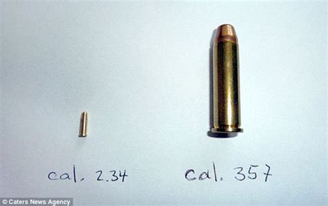 World's smallest working gun fires bullets just 2.34mm in diameter ...