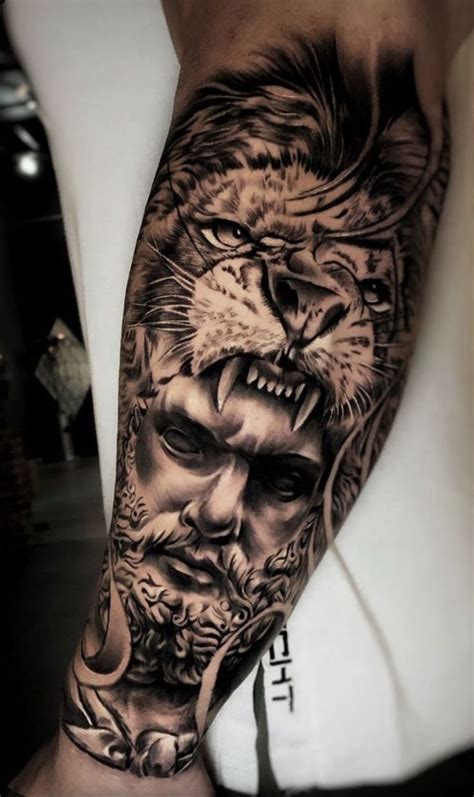 Pin by Mikaela Delsol on Tattoos | Warrior tattoo sleeve, Lion tattoo ...