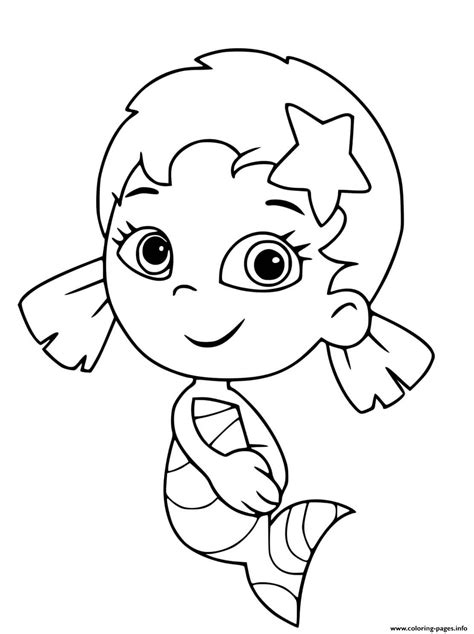 Bubble Guppy Coloring Page - Meet Zooli Bubble Guppies Coloring Pages ...