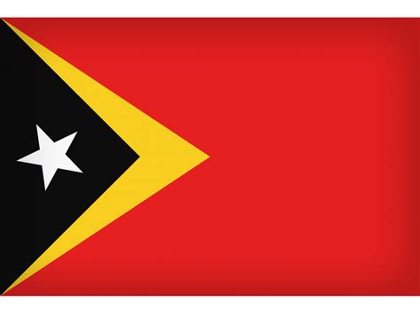 Timor-Leste Large Flag PNG Transparent Image - Freepngdesign.com