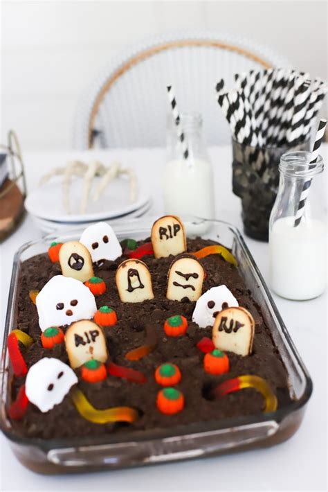 Halloween Graveyard Cake - Pure Joy Home