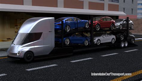 Tesla Semi Car Hauler Concept Unveiled - Interstate Car Transport