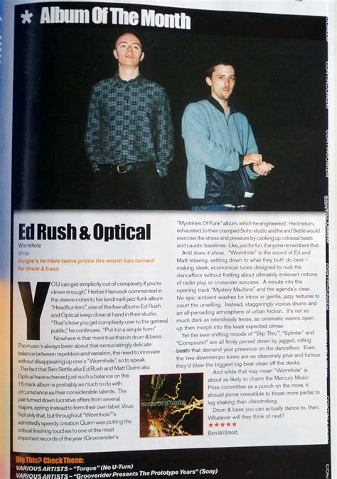 A Wormhole to new Drum & Bass territory - Ed Rush & Optical's landmark ...