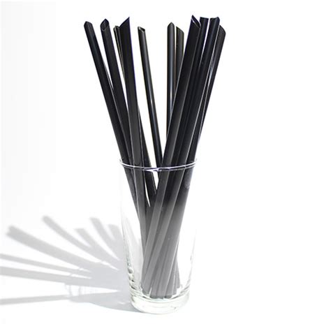 Black Thick Straws (Long) – Ecstacy Limited