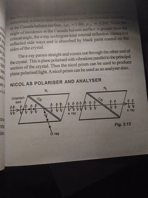 [Physics] Double refraction in quarter wave plate and nicol prism ...