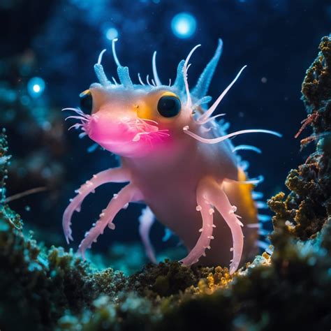 Photograph Portrait Super cute adorable Bioluminescent Nudibranchs ...